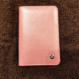 Mont-Blanc pink card holder